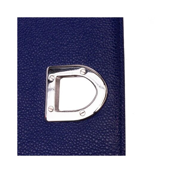 Pre Loved Dior Medium Grained Calfskin ama Flap Women Blue Crossbody Bags - Picture 8 of 8